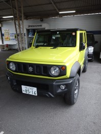 ジムニーシエラの試乗車到着(^▽^)/